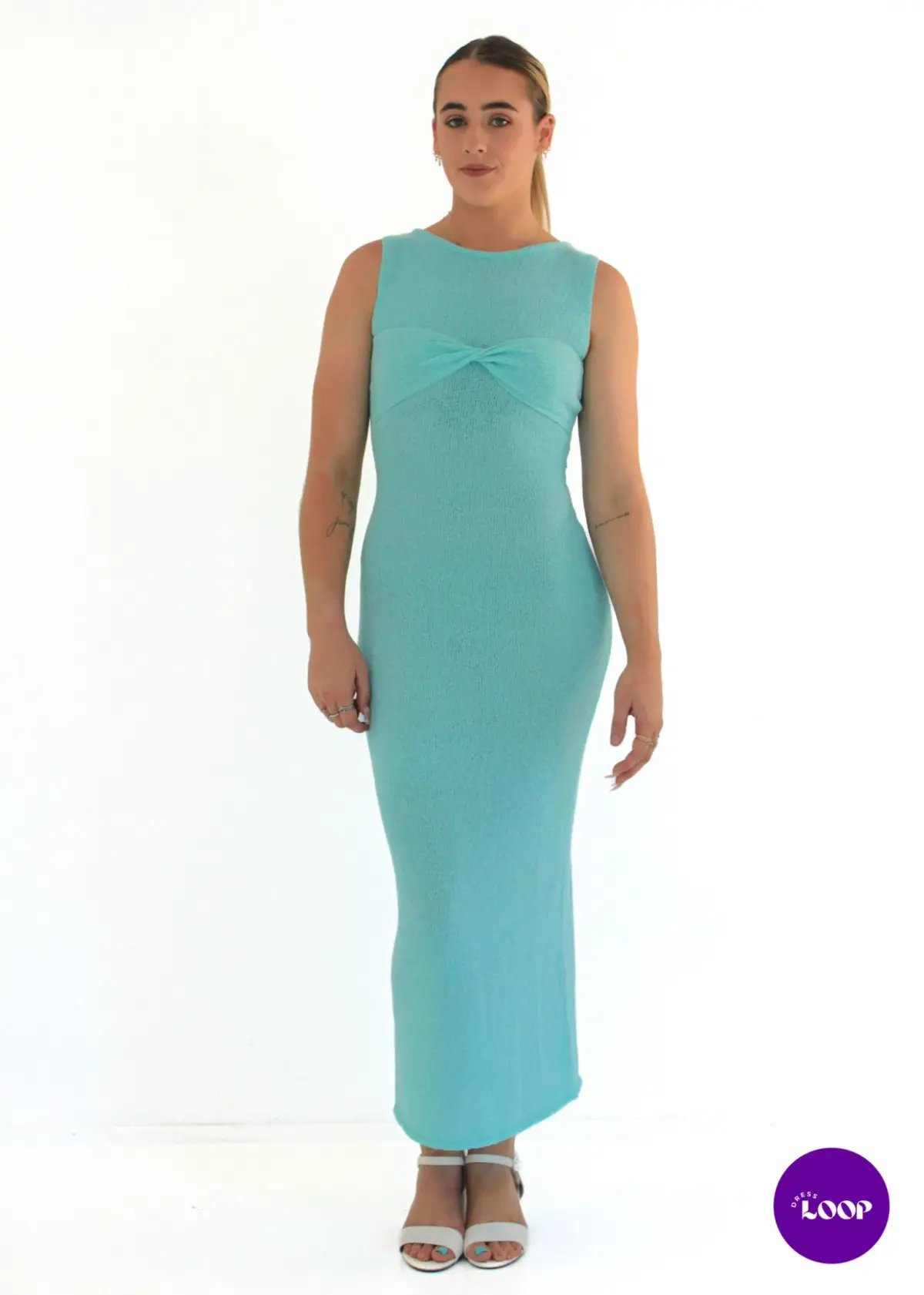I am Delilah Giselle Maxi Dress Aquamarine Blue Size S / Aus 8 photo 2