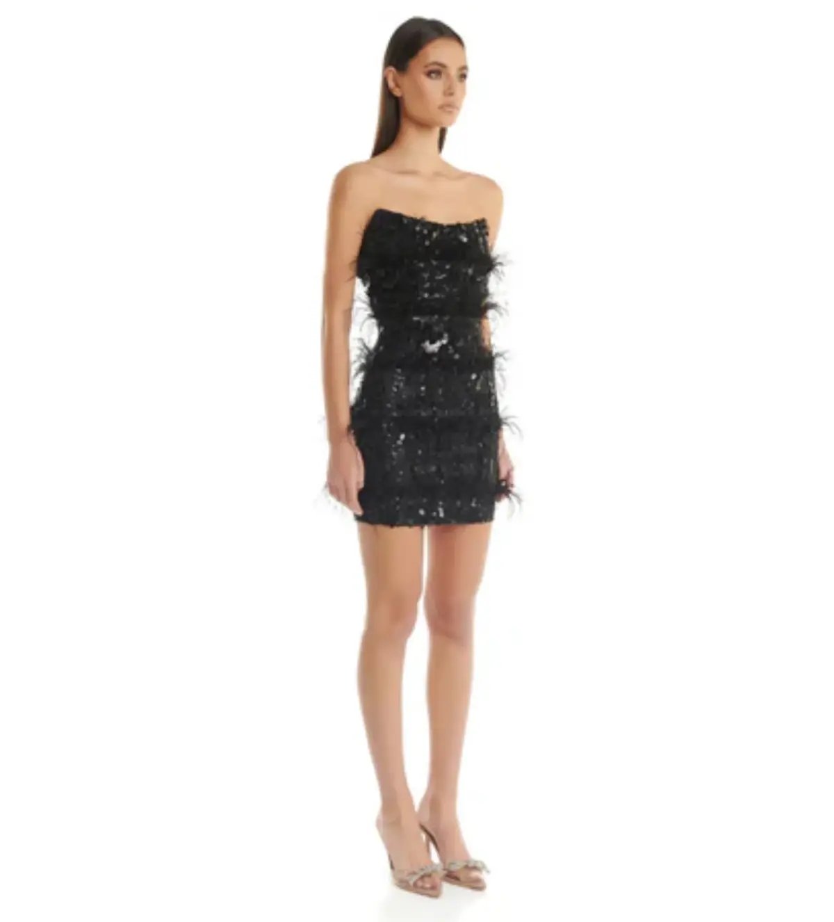 Eliya The Label Tiffany Mini Dress in  Black Size XXL / AU 16 photo 2