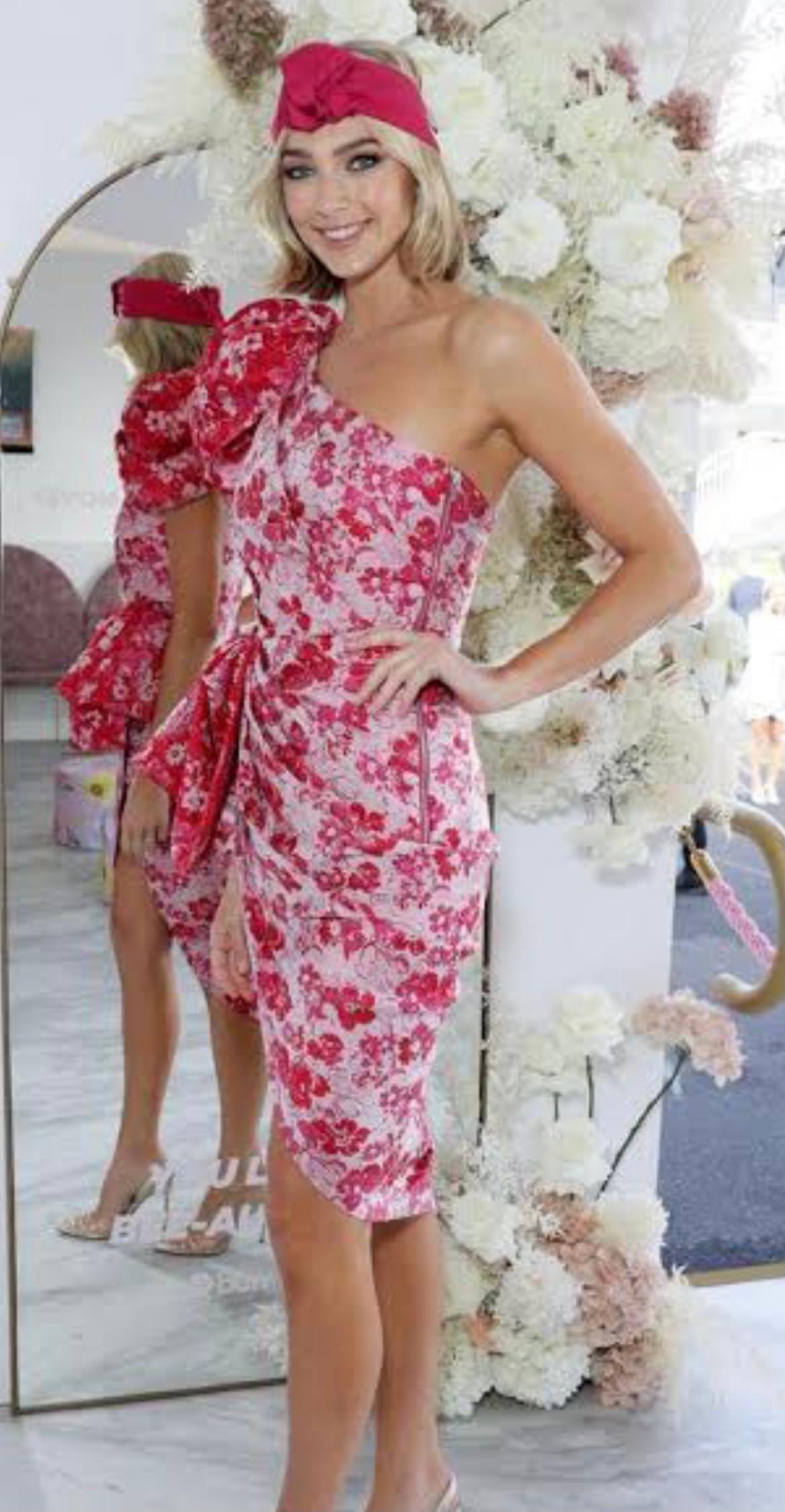Eliya The Label Michelle Dress Pink Size 10 photo 2