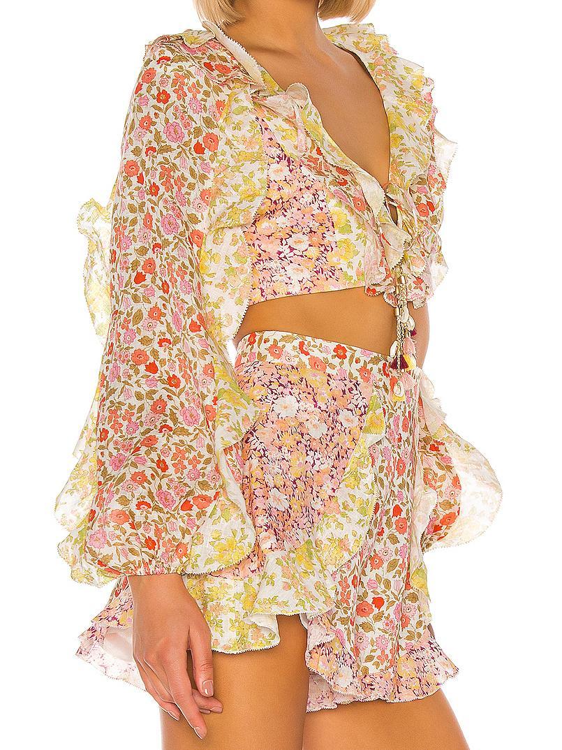 Zimmermann Goldie Spliced Frill Set Size 6 photo 3