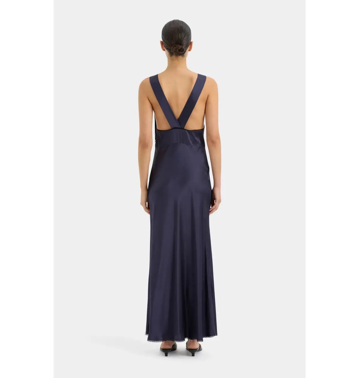 Sir The Label Aries Cut Out Gown in Navy Size 0 / AU 8 photo 3