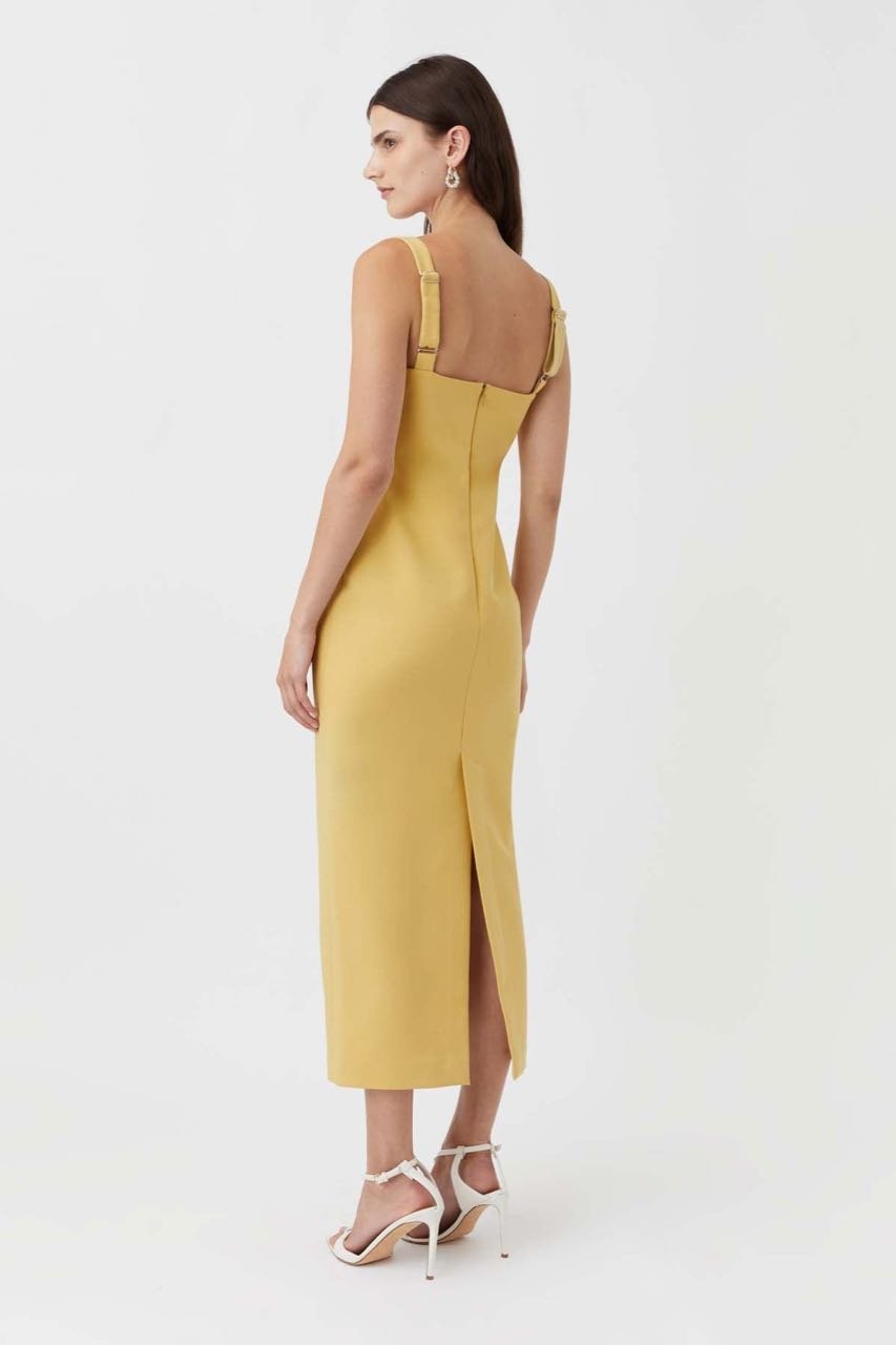 CAMILLA & MARC BRIXTON DRESS - MUSTARD photo 4