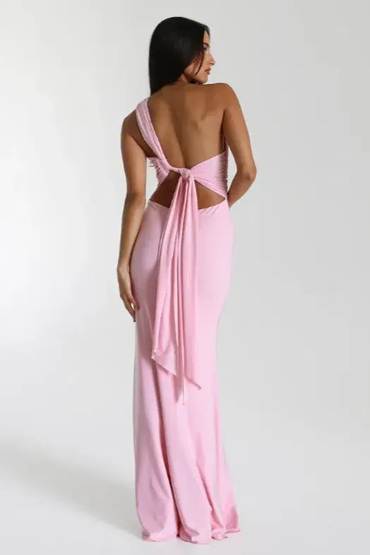 Natalie Rolt Fabienne Gown Blossom Pink Size 8 photo 4
