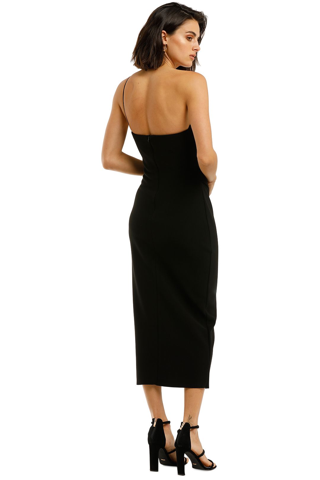Raphaela Midi Dress - Black photo 3
