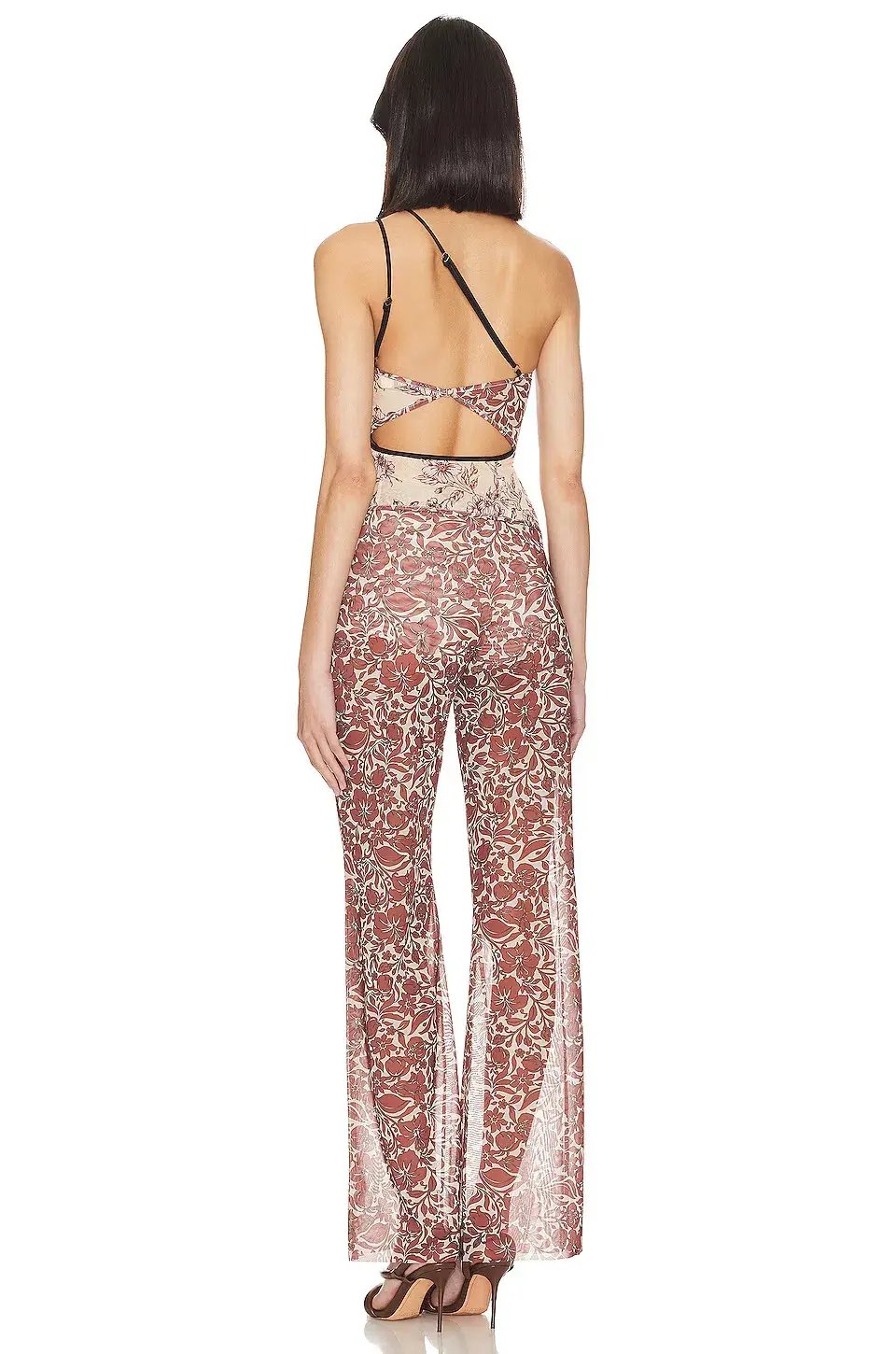 Bec & Bride Nova Top & Priya Pants Set Multi Floral Size 8 photo 2