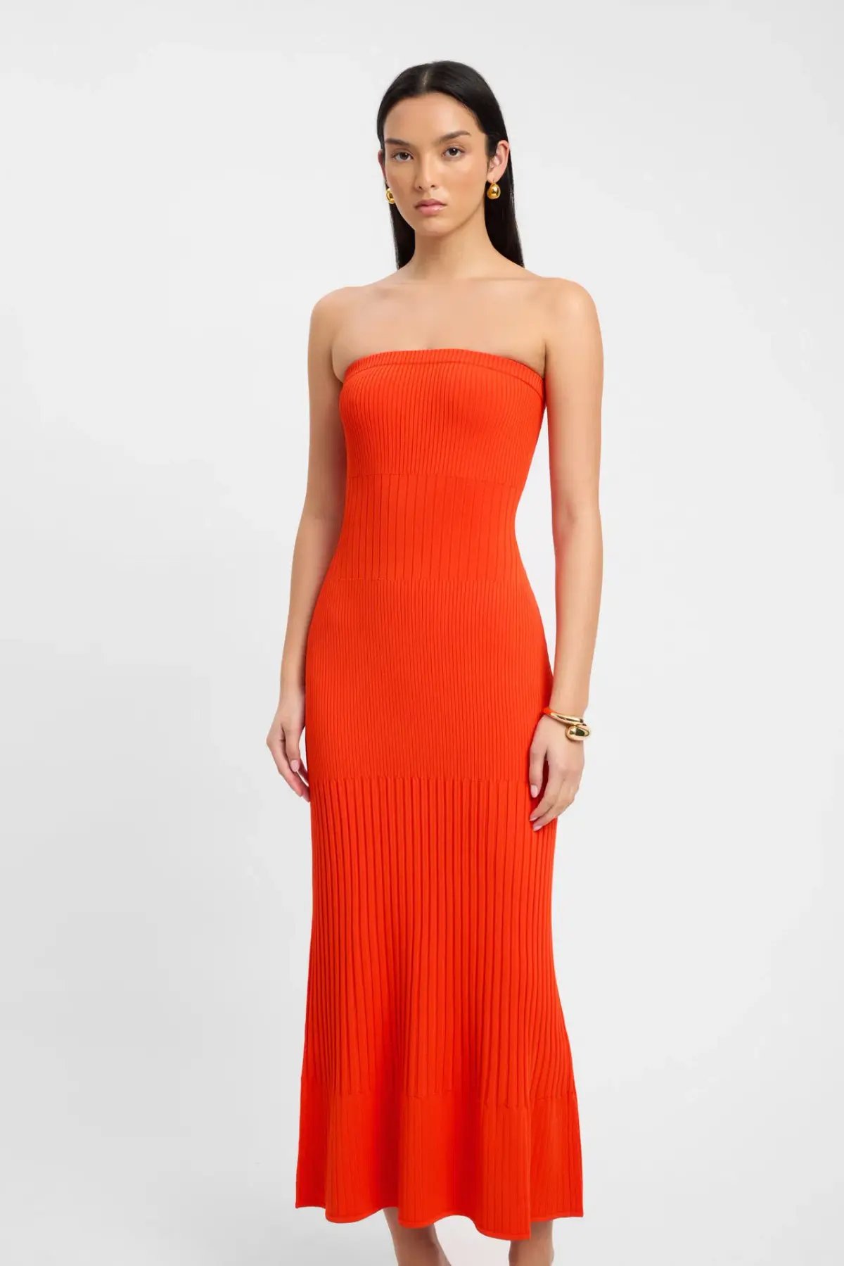 Kookai Serah Strapless Dress Mimosa Size 10 photo 2