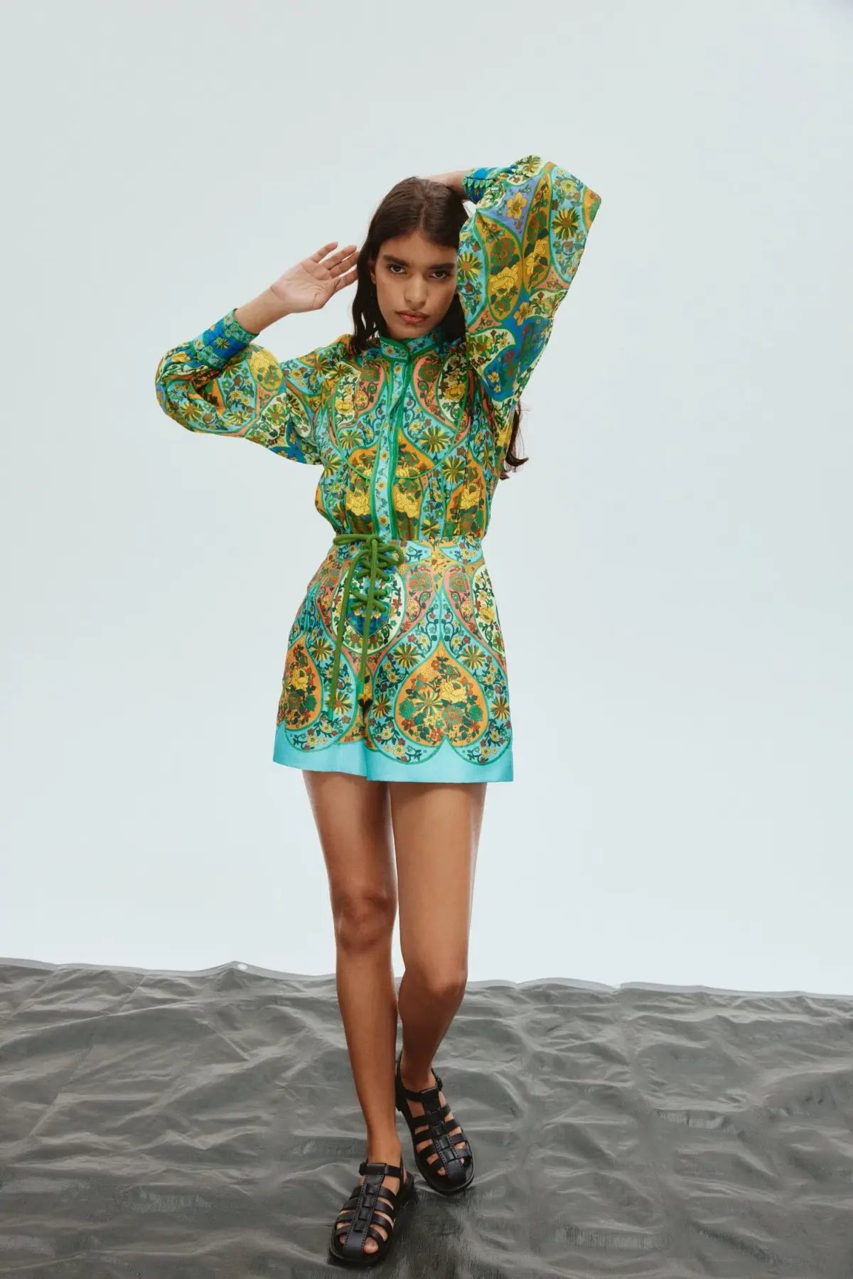 Alemais Sofie Blouse & Short Multi Floral Size AU 8 photo 2