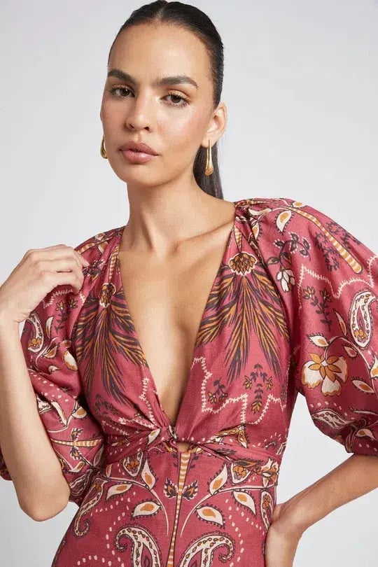Sheike Panama Maxi Dress Print Size 10 photo 2