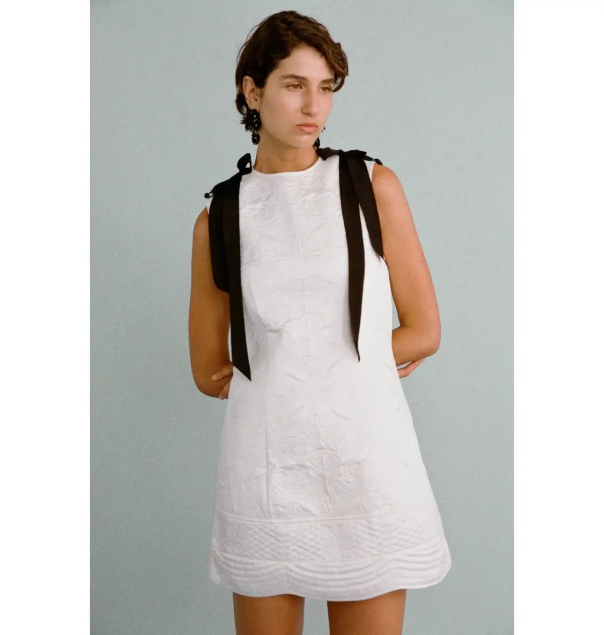Lovaan Lena Mini Dress White Size AU 8 photo 2