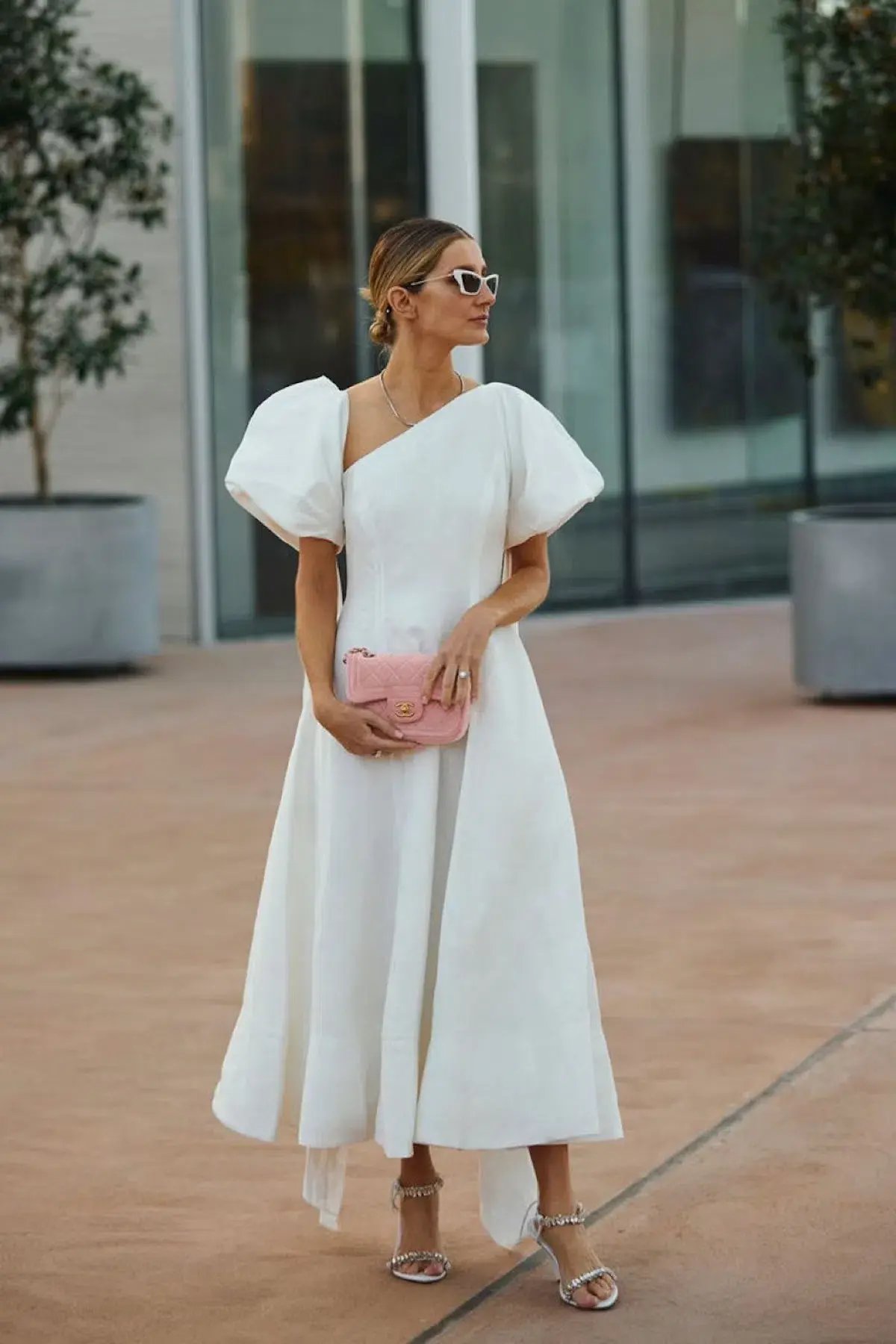 Aje Arista Tulip Sleeve Midi Dress Ivory Size AU 16 photo 8