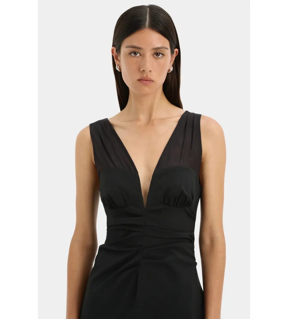Sir the Label  Florent Mini Dress in Black Size 1 /Au 8 photo 3