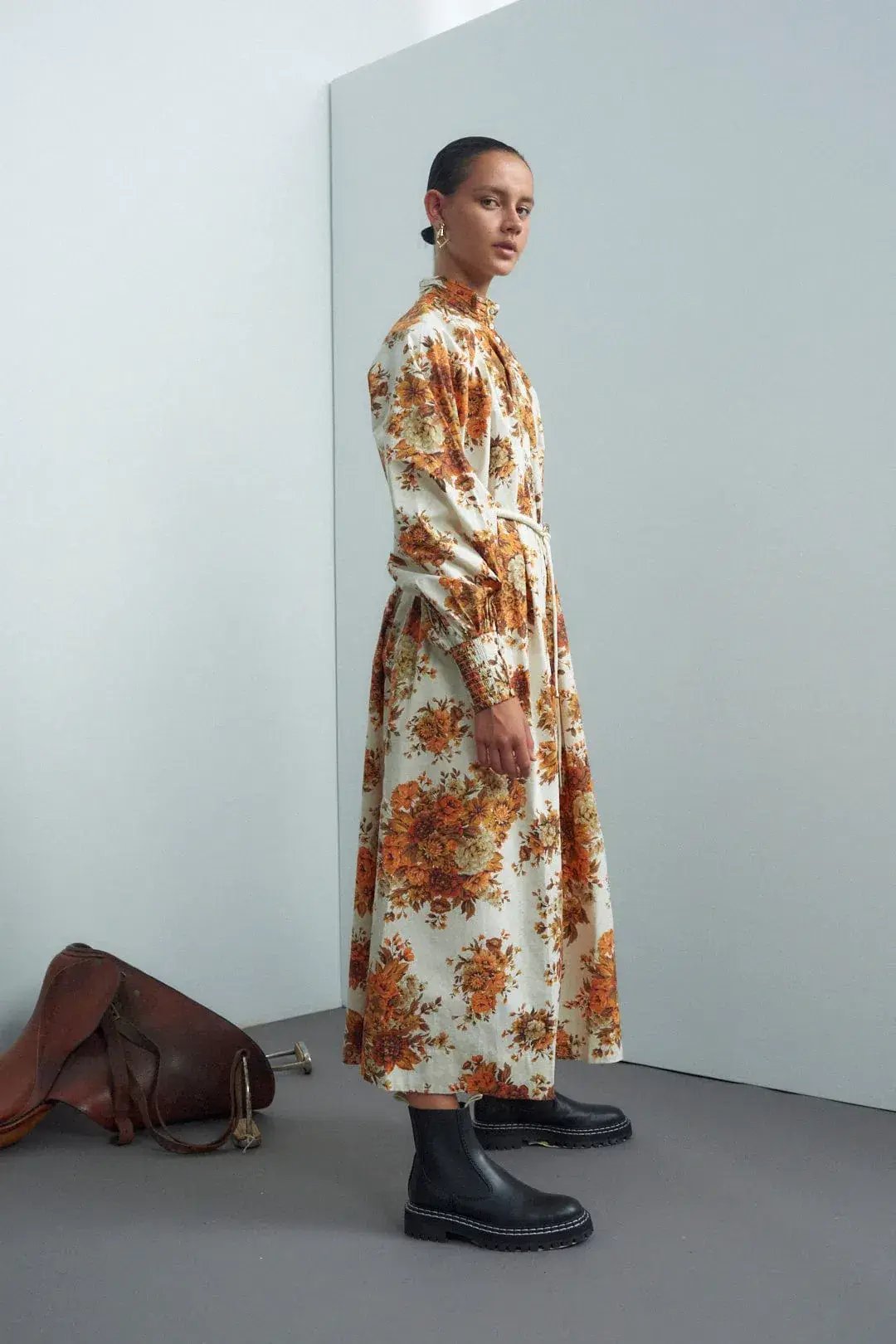 Alemais Derby Shirtdress Floral Size 10 photo 2