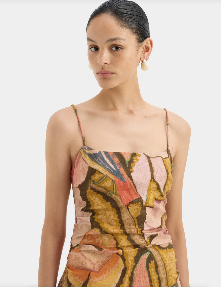 Sir The Label Talulah Column Dress Sanderling Floral photo 4