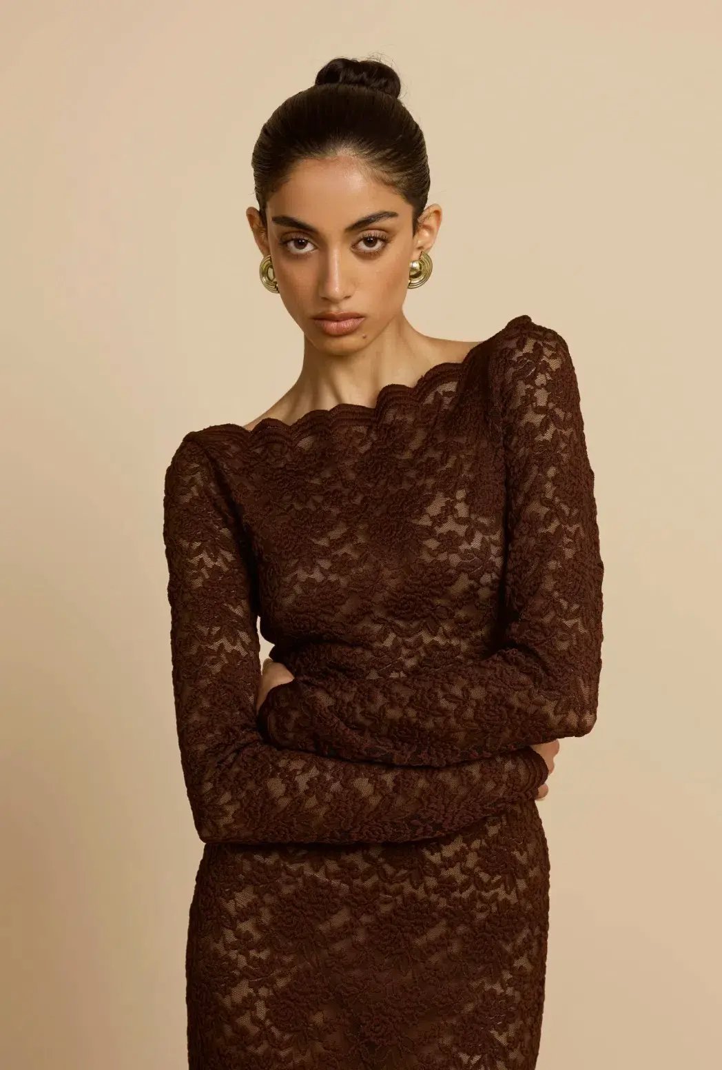 Arcina Ori Monet Gown Brown Size AU 8 photo 2