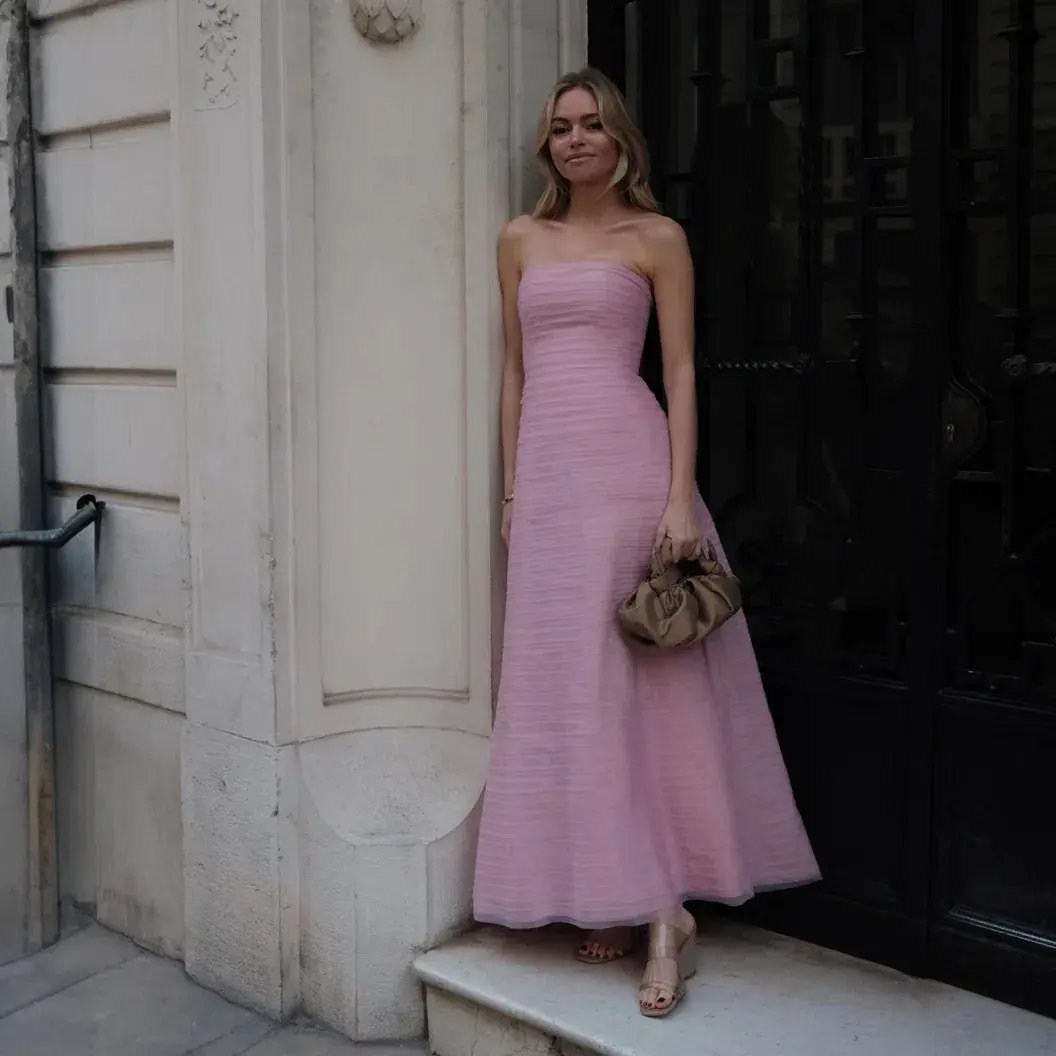AJE Soundscape Dress in Pink Size 6 photo 6