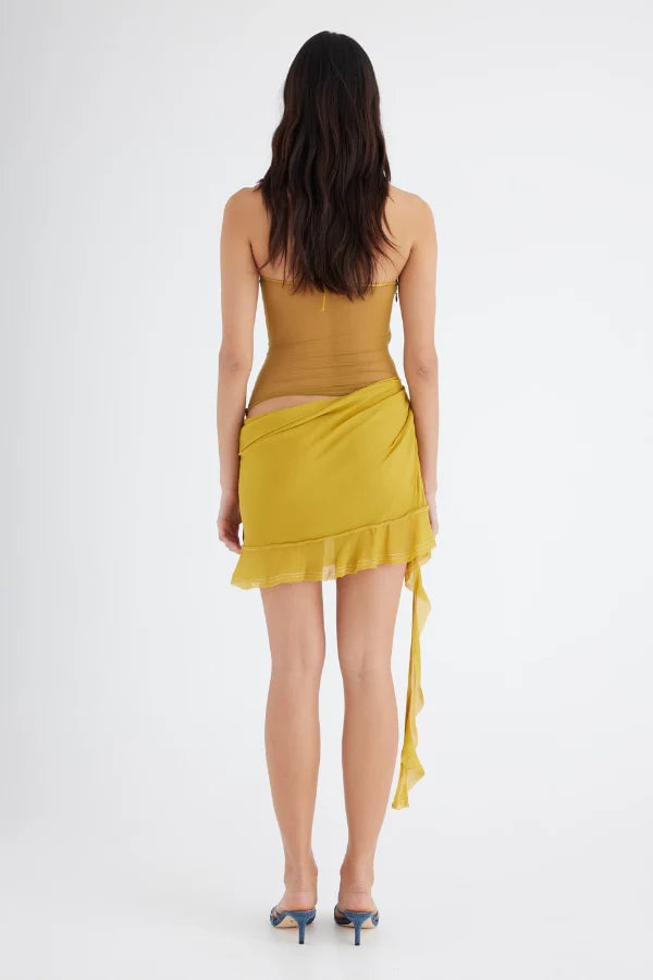 BENNI CODY MINI DRESS - WASABI photo 3