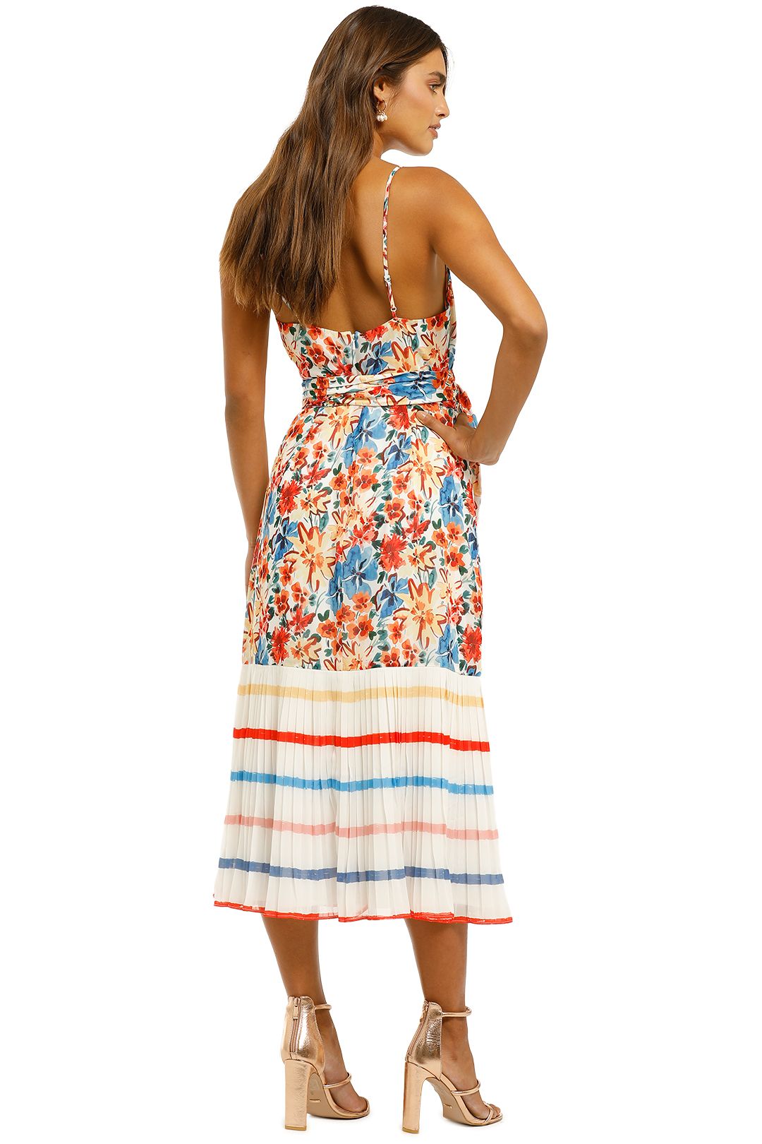 Merengue Midi Dress - Tropicana Floral photo 2