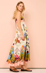Alemais Evergreen Sundress In Multi photo 3
