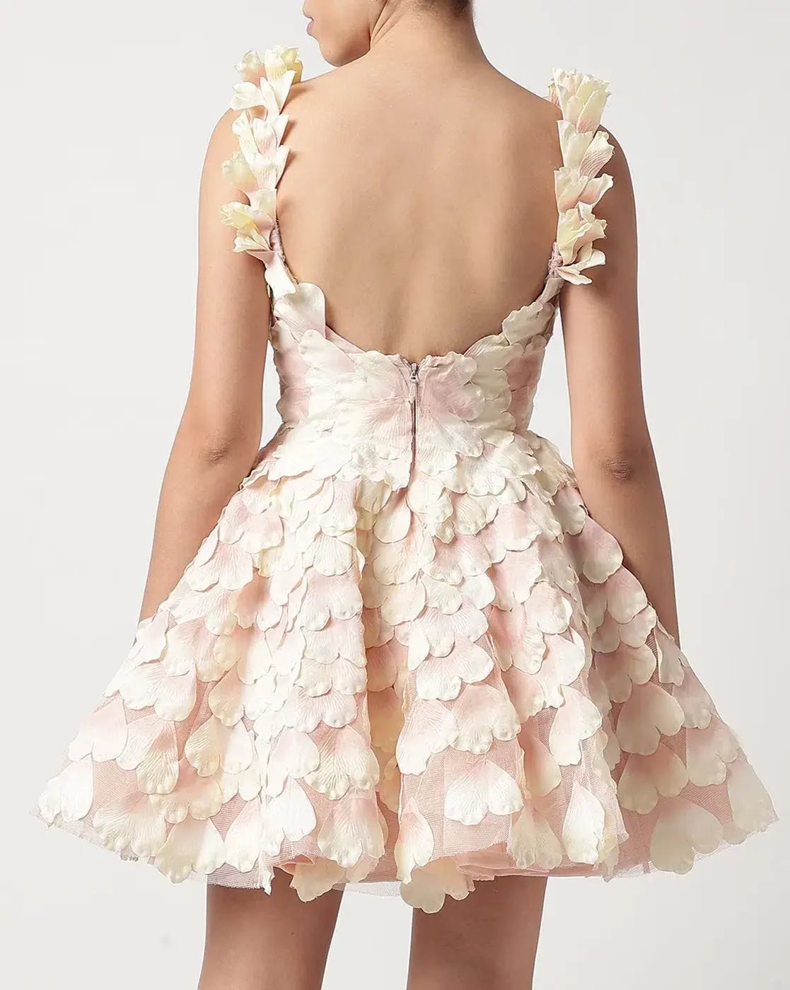 Zimmermann Prima Petal Mini Dress Blush Size 1 / Au 10 photo 3