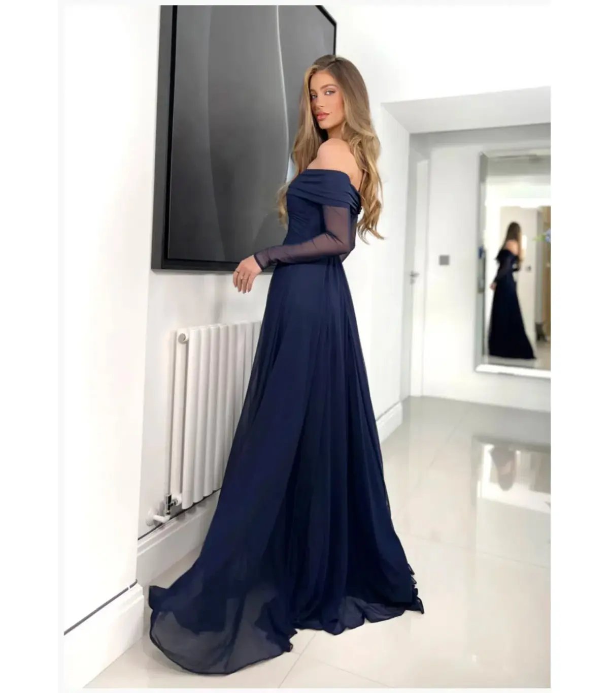 Jadore Mila JX6032 Gown Navy Size AU !4 photo 2