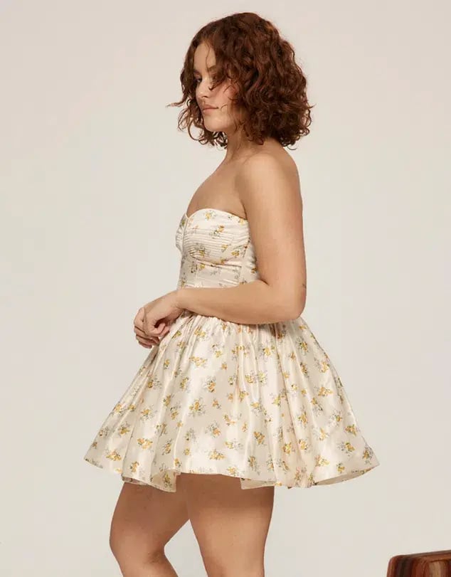 Alemais Bea Corset Mini Dress In Ivory Ladies Size 14 photo 2