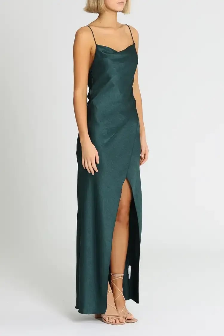 Camilla and Marc Bowery Slip Dress Fitzgerald Green Size 12 photo 2
