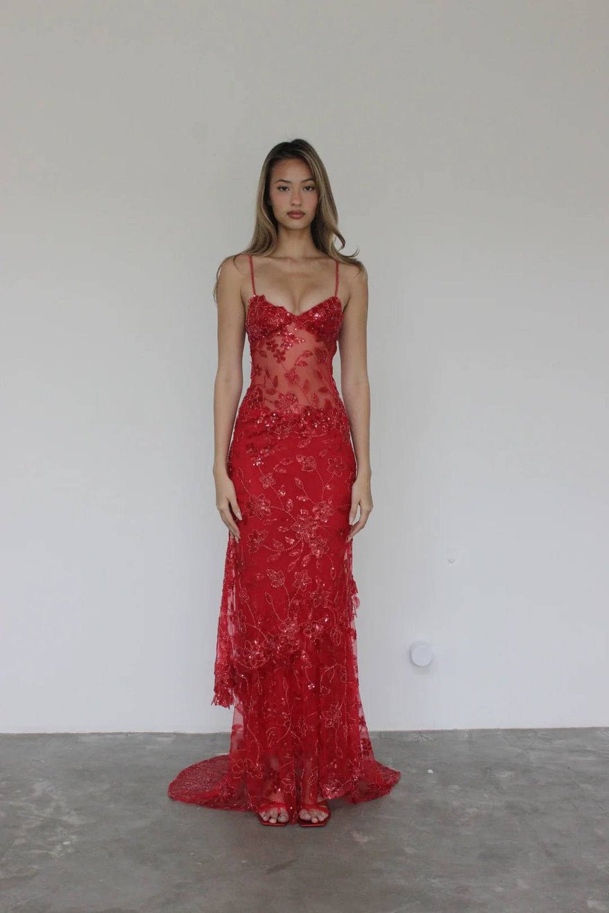 Cha Collective Delilah Maxi in Red photo 4