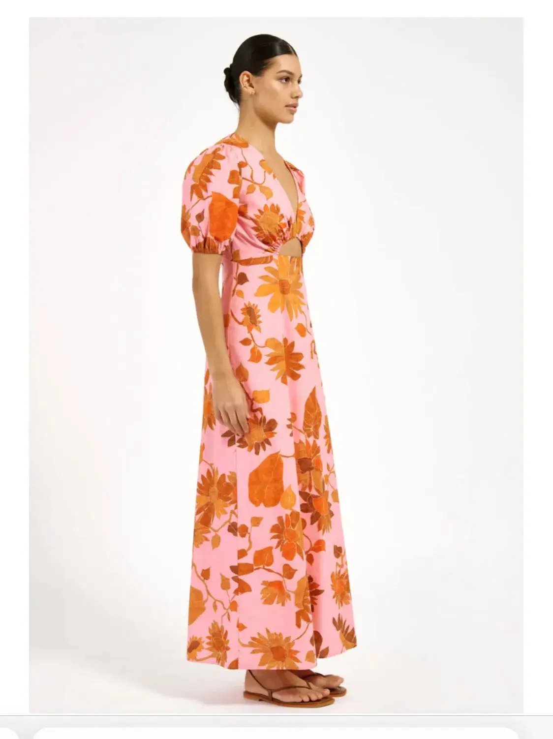 Roame Kozmo Dress Jarome Floral Print Size 8 photo 2