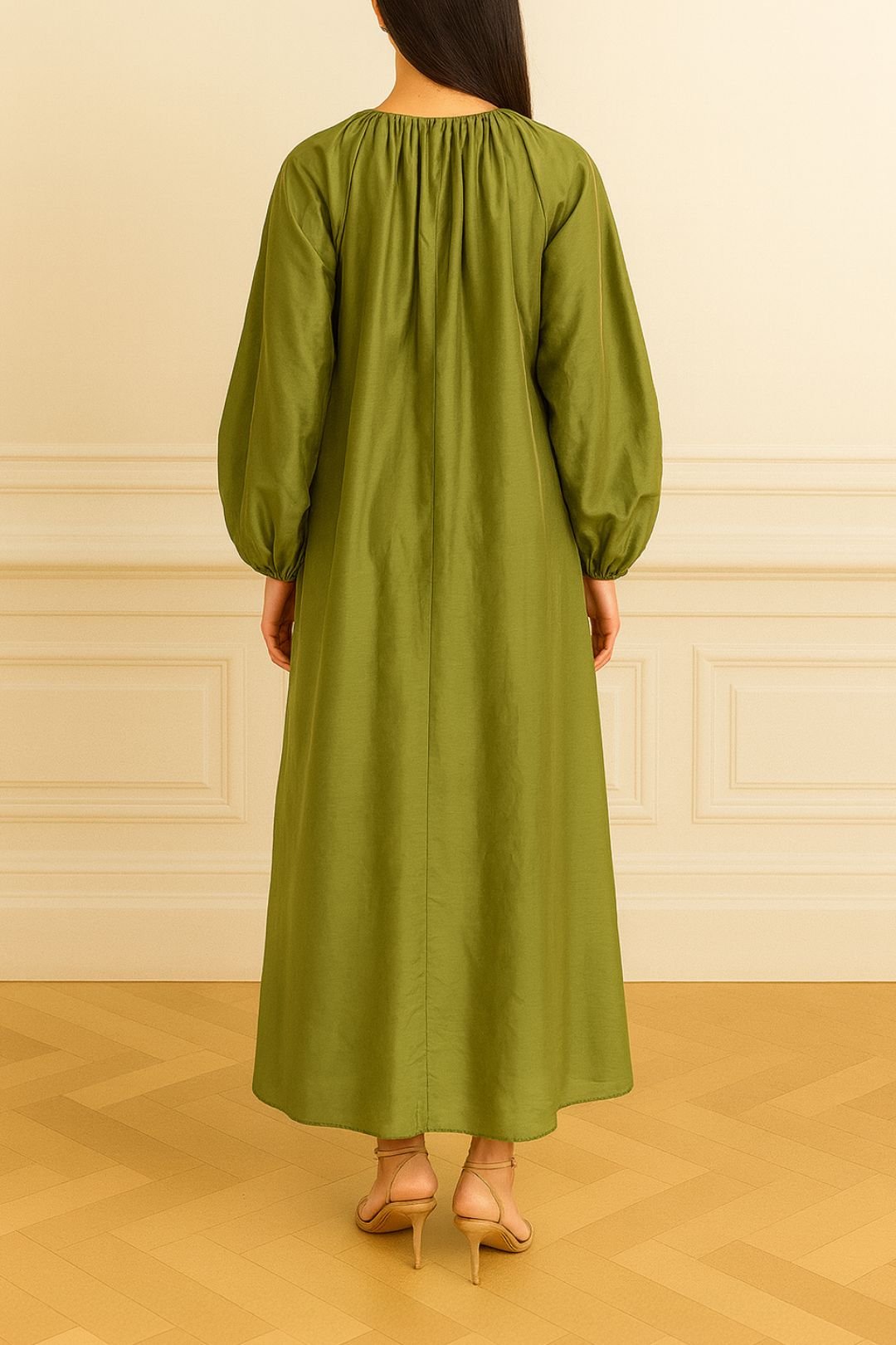 Channel Side Split Dress Pistachio photo 2