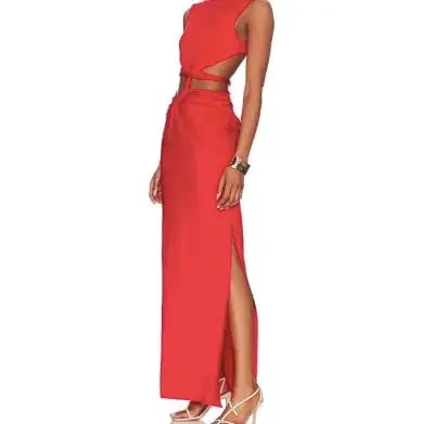 Evianna Gown in crimson photo 2