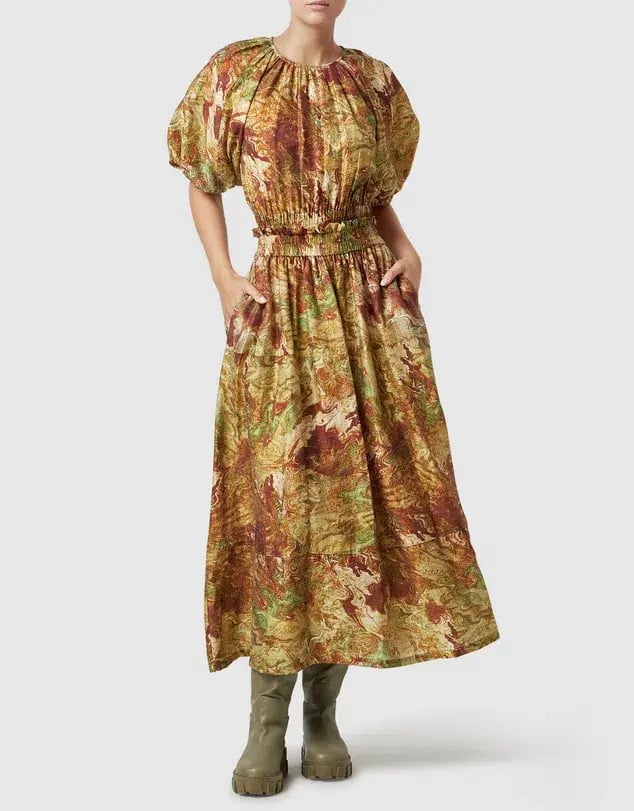 Ministry Of Style Re-Rooted Maxi Dress Brown Size AU 14 photo 5