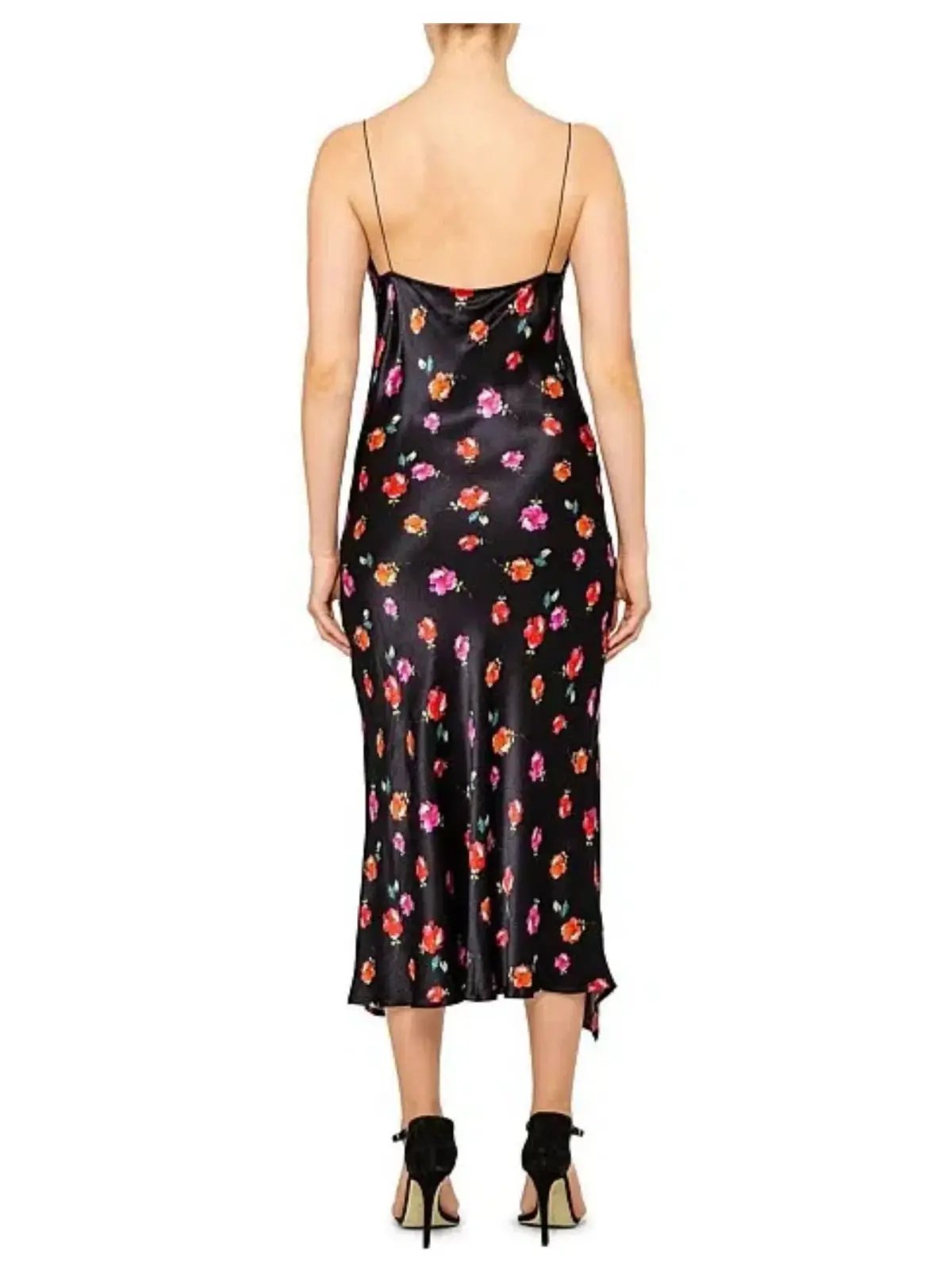 Bec & Bridge Floral Midi Dress Black Floral Size AU 6 photo 2
