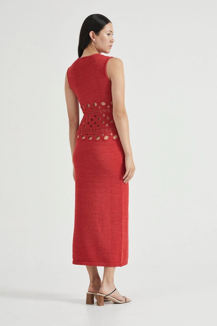 THIRD FORM BREAK AWAY KNIT TANK DRESS - SCARLETT photo 5