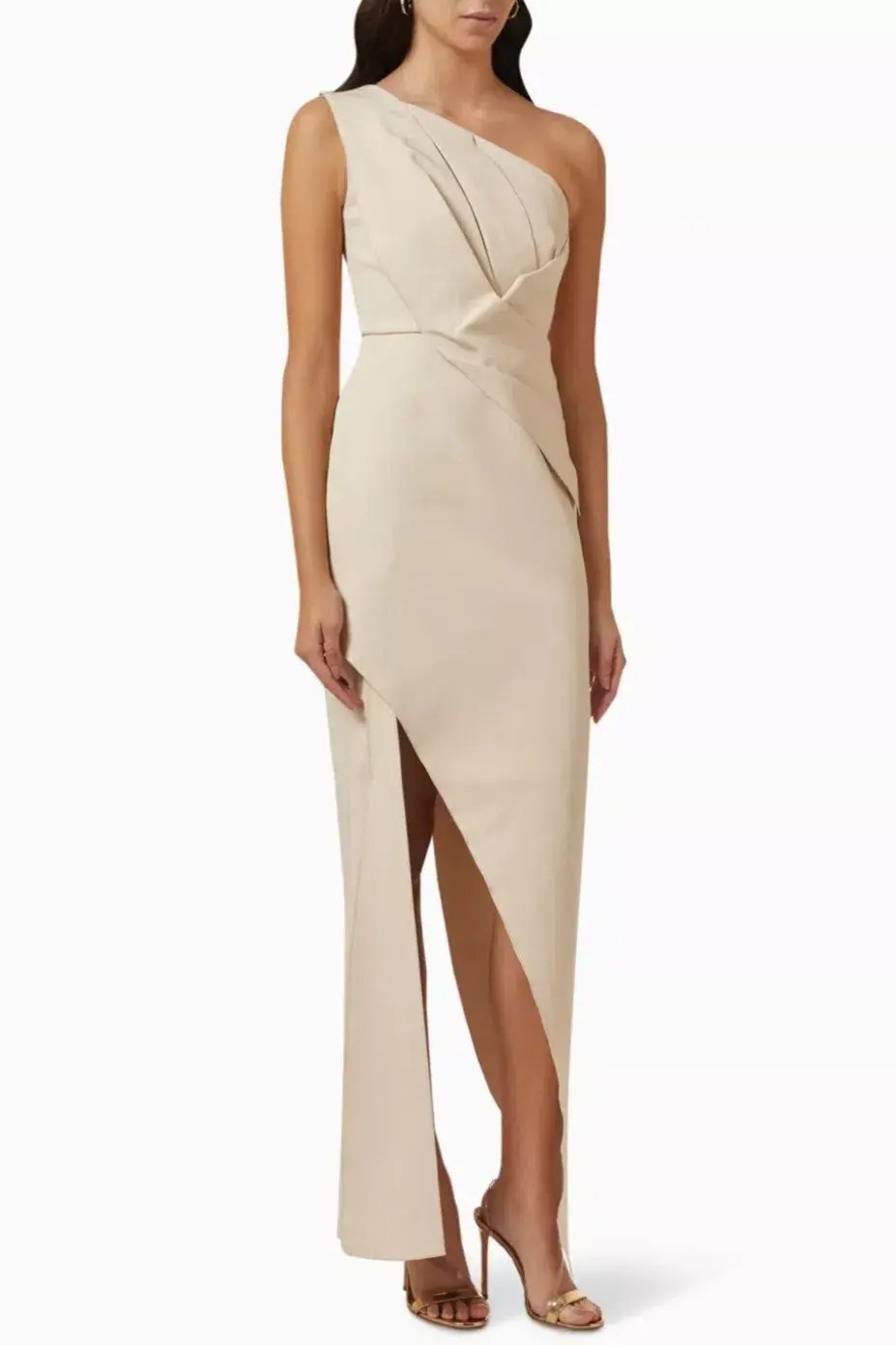 Rachel Gilbert Luna Gown Oat Size 2 /Au 10 photo 3