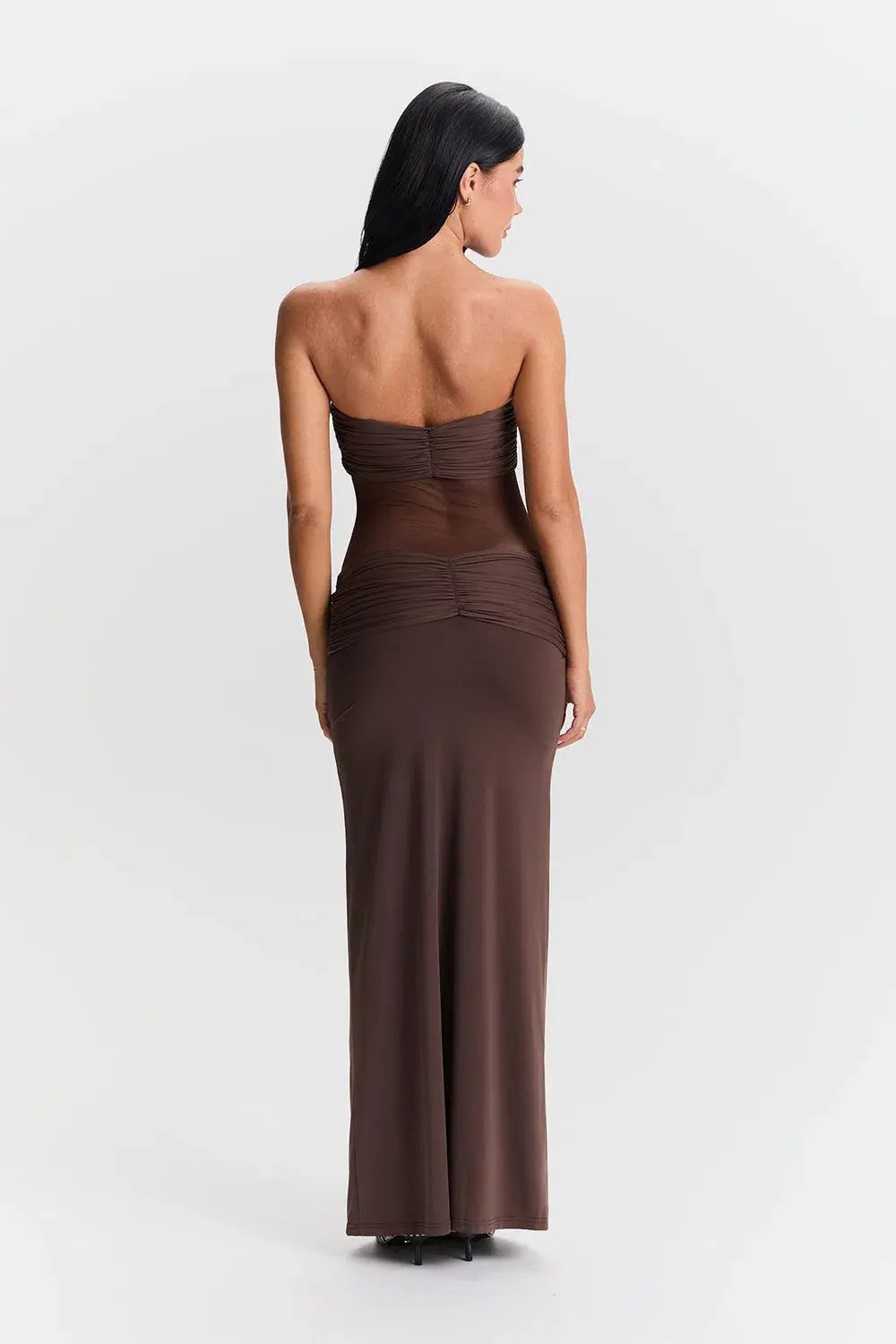 Sasha Therese Amara Maxi Dress Brown Size XS / AU 6 photo 3