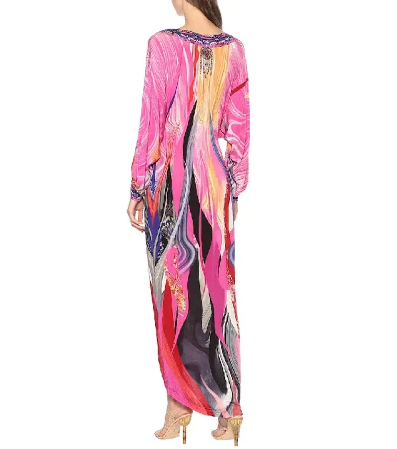 Camilla Long Split Front Twist Dress Multi Size M / AU 12 photo 2