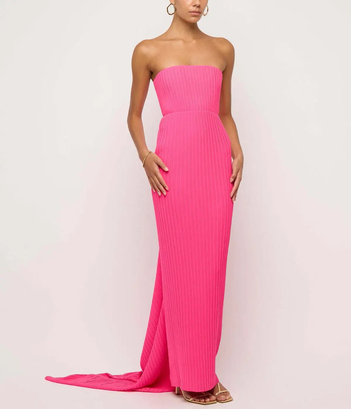 Solace London Harlee Maxi Dress Pink Size 6 photo 2