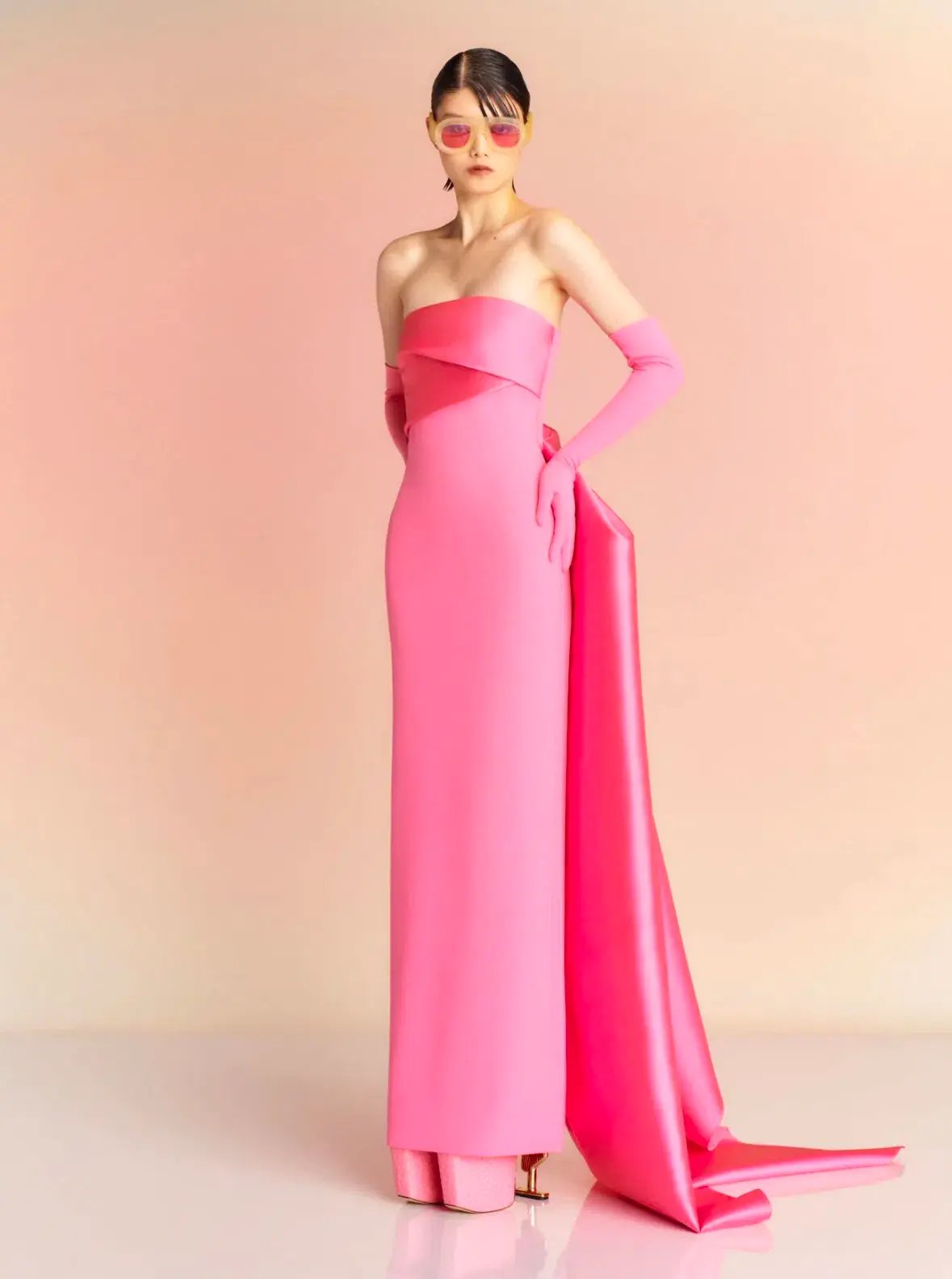 Solace London The Kinsley Maxi Dress Pink Size 8 photo 3