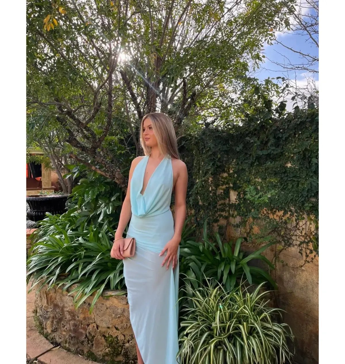 Natalie Rolt Anastasia Maxi Dress Blue Size 0 / AU 6 photo 3