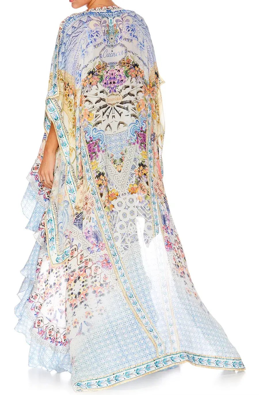 Camilla Drape Long Back Overlay Girl Next Door Print One Size photo 3