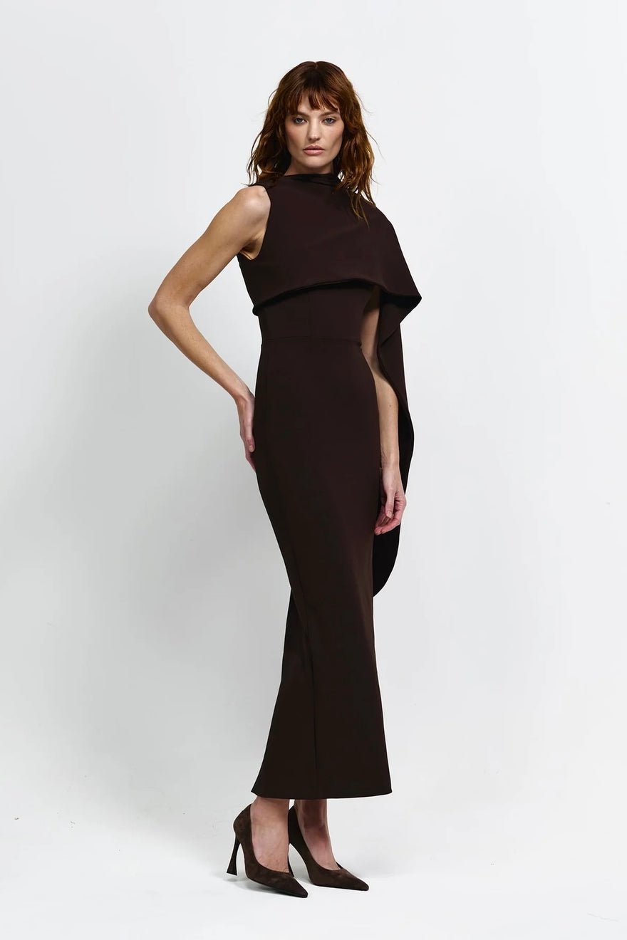 Effie Kats Romi Dress - Coffee photo 2