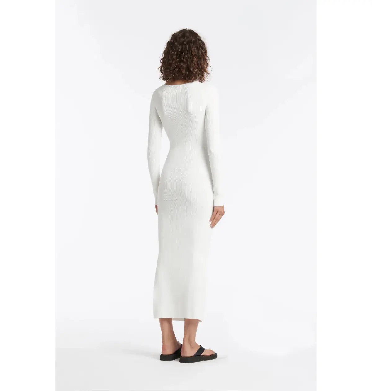 Sir the Label Celena Draped Dress in Ivory Size AU 8 photo 2