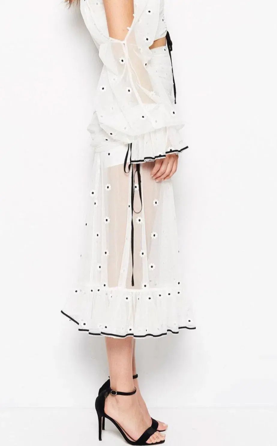Alice McCall Le Lady Skirt White Size 6 photo 3