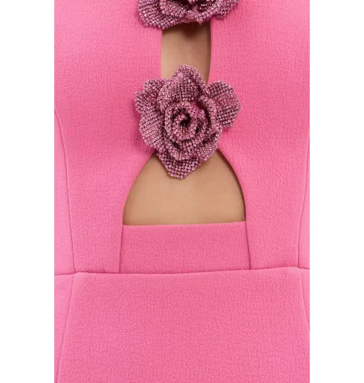 Rebecca Vallance Aubree Flower Mini Dress in Rose Size AU 8 photo 5