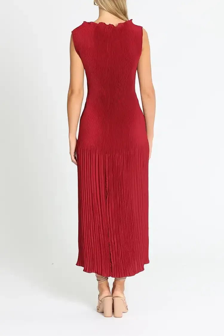 Lidee Soiree Moss Gown in Ruby Size 12 photo 3