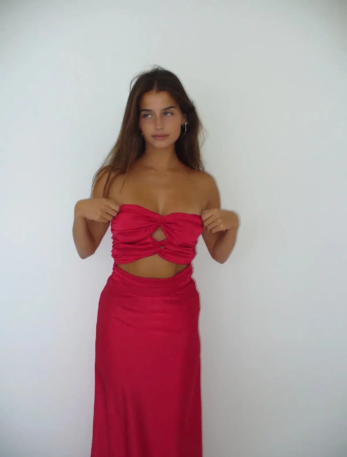 HNTR the Label Inka Gown Wine Size XS / AU 6 photo 3