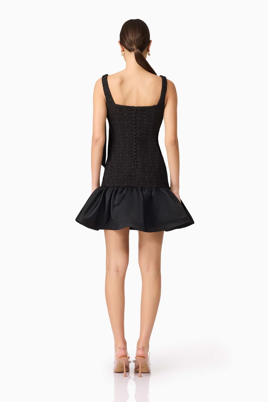 Elliatt Dandelione Mini Dress - Black photo 4