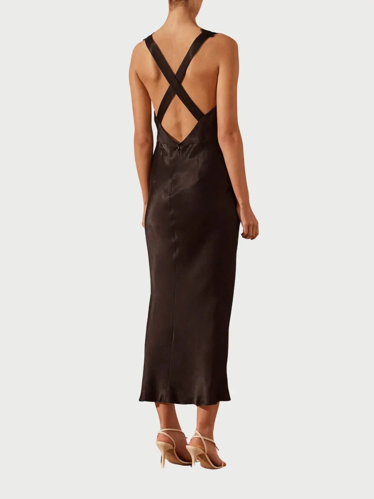 Shona Joy Camille Dress Black Size 10 photo 2
