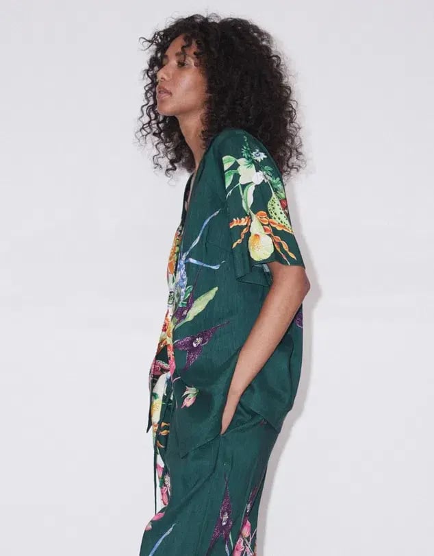 Alemais Aggie Shirt and Pants Set Floral Size 6 photo 4