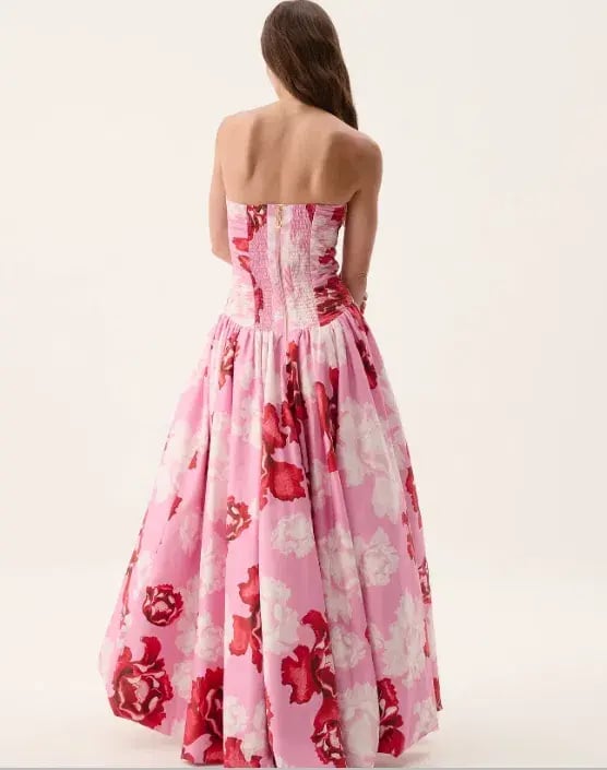 Aje Behold Maxi Boldly Blooming Pink Size 8 photo 3